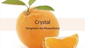  Presentation with orange - Amazing presentation theme having gricultur - orange on white background backdrop and a  colored foreground