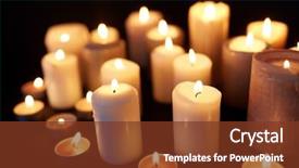  Presentation with grief - PPT layouts with grief - mourning and commemoration concept background and a tawny brown colored foreground