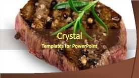  Presentation with bbq - Amazing presentation having grilled bbq steak on white backdrop and a tawny brown colored foreground