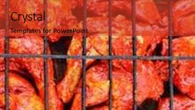  Presentation with mayan - Colorful theme enhanced with grilled chicken in red achiote sauce tikinchik mayan mexico recipe backdrop and a red colored foreground