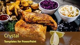  Presentation with grilled chicken - 