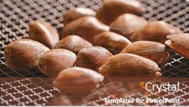  Presentation with clams - Presentation consisting of metal grate flame - grilled clams on barbecue fire background and a tawny brown colored foreground