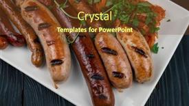  Presentation with food bbq - 