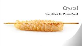  Presentation with grilled - Amazing slide deck having grilled-squid-isolated-over-white backdrop and a white colored foreground