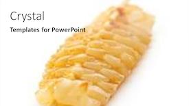  Presentation with grilled - Theme with grilled-squid-isolated-over-white background and a white colored foreground