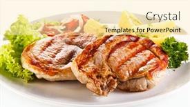  Presentation with steaks - 