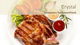  Presentation with steaks - 