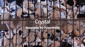  Presentation with bbq chicken - Beautiful presentation theme featuring grilling spiced chicken in grid on charcoal bbq with tomatoes and vegetables backdrop and a tawny brown colored foreground