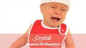  Presentation with baby crying - Audience pleasing PPT layouts consisting of grinch - santa baby boy crying backdrop and a  colored foreground