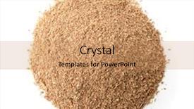  Presentation with grit - Cool new theme with grit - top view of bran flour backdrop and a coral colored foreground