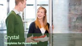  Presentation with frozn food - Presentation theme with groceries from the frozen food background and a tawny brown colored foreground