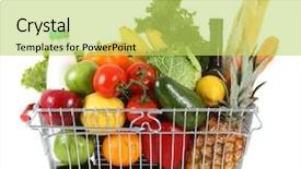  Presentation with shopping - Presentation having  background and a  colored foreground.