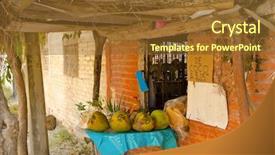  Presentation with grocery store - PPT layouts consisting of grocery store in buserias mexico background and a  colored foreground