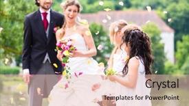  Presentation with flower wedding - Amazing theme having groom with flower children backdrop and a lemonade colored foreground