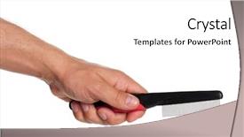  Presentation with pets - Beautiful PPT theme featuring cat tooth - man hand with pets comb backdrop and a white colored foreground