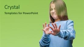  Presentation with winter - Cool new slides with gross - young beautiful girl wearing winter backdrop and a yellow colored foreground