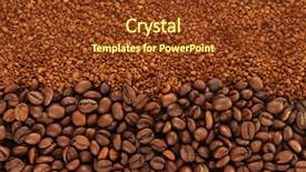  Presentation with back ground hvac - Presentation design having ground and instant coffee close background and a tawny brown colored foreground