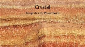  Presentation with silicon element - Cool new presentation with ground cliff background texture element backdrop and a coral colored foreground