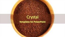  Presentation with group of wildlife crocodile isolated - Colorful slide deck enhanced with ground coffee in small dish backdrop and a  colored foreground