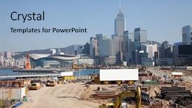  Presentation with construct - Beautiful slide deck featuring ground engineering - hongkong on construct backdrop and a  colored foreground