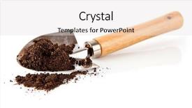  Presentation with gardening - Beautiful presentation featuring portrait of happy young woman walking up the modern stairs with shopping bags backdrop and a gray colored foreground