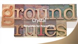  Presentation with wood - Presentation theme consisting of ground rules - isolated phrase background and a coral colored foreground