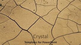  Presentation with crisis - Presentation theme enhanced with ground-with-cracks background and a coral colored foreground