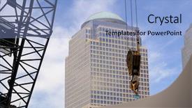  Presentation with airport ground handling - Cool new presentation design with ground zero backdrop and a  colored foreground