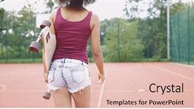  Presentation with tank - Amazing slides having groundsback - back view of woman backdrop and a lemonade colored foreground