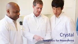  Presentation with team discussion marketing - PPT theme consisting of two children brother and sister background and a  colored foreground.