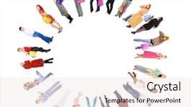  Presentation with support group online - Presentation theme consisting of group 999 background and a sky blue colored foreground