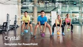  Presentation with group training - Beautiful PPT theme featuring group class of function backdrop and a violet colored foreground