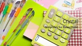  Presentation with set of sauces in white - Cool new PPT layouts with group class picture composite - set of stationery isolated backdrop and a  colored foreground