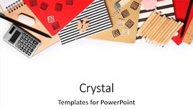  Presentation with set of sauces in white - PPT layouts featuring group class picture composite - set of stationery isolated background and a white colored foreground