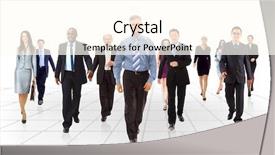  Presentation with team group - Slides featuring group cooperation - business team going background and a cream colored foreground