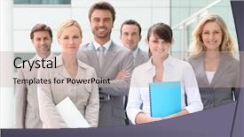  Presentation with team group - PPT layouts featuring group dynamics - successful team background and a soft green colored foreground