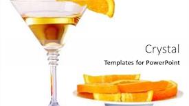  Presentation with alcohol - Amazing presentation theme having group-glass-with-alcohol-drink backdrop and a white colored foreground