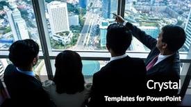  Presentation with real estate - Slides having group of asian real estate background and a black colored foreground