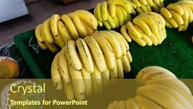  Presentation with taiwan - Cool new slide deck with group-of-bananas backdrop and a tawny brown colored foreground