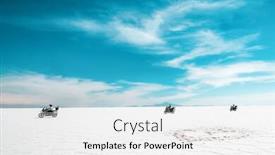  Presentation with bikers - Presentation theme featuring group-of-bikers-riding background and a white colored foreground