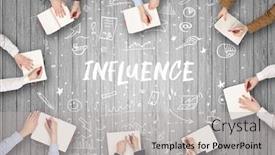  Presentation with coworking - Beautiful theme featuring group-of-business-people-working backdrop and a light gray colored foreground