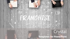  Presentation with franchise - Slides consisting of group-of-business-people-working background and a gray colored foreground