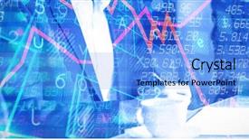  Presentation with shares - Presentation theme with group of businesspeople looking background and a light blue colored foreground