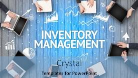  Presentation with busy - Presentation theme with group-of-busy-people-working background and a light blue colored foreground