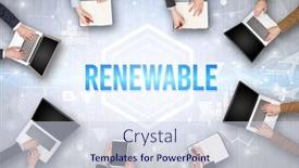  Presentation with busy - PPT theme consisting of group-of-busy-people-working background and a sky blue colored foreground