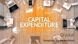  Presentation with busy - Theme featuring group-of-busy-people-working background and a  colored foreground