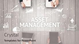  Presentation with busy - Slide deck consisting of group-of-busy-people-working background and a light gray colored foreground