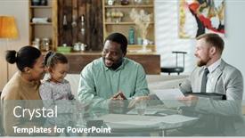  Presentation with ethnic group - Beautiful slides featuring group-of-cheerful-ethnic-couple backdrop and a gray colored foreground