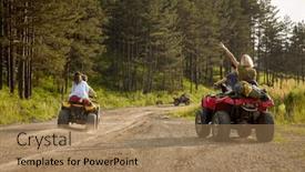  Presentation with friendship day - Presentation theme enhanced with group-of-cheerful-friends background and a  colored foreground