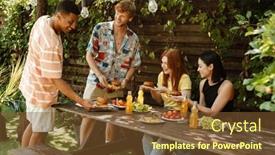  Presentation with burgers - 